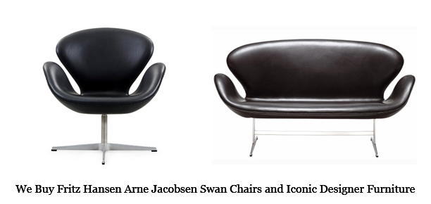 Second Hand Used Fritz Hansen Arne Jacobsen Swan Chairs
